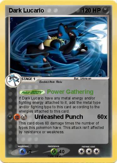 Pokemon Dark Lucario