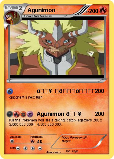 Pokemon Agunimon