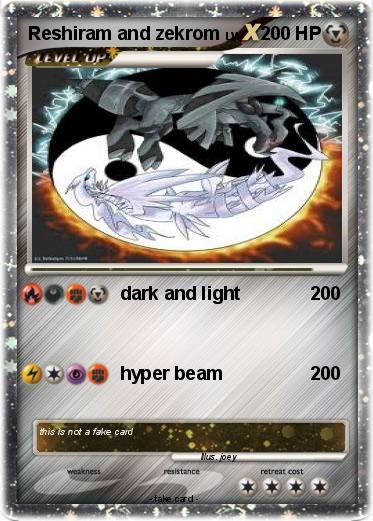 Pokemon Reshiram and zekrom