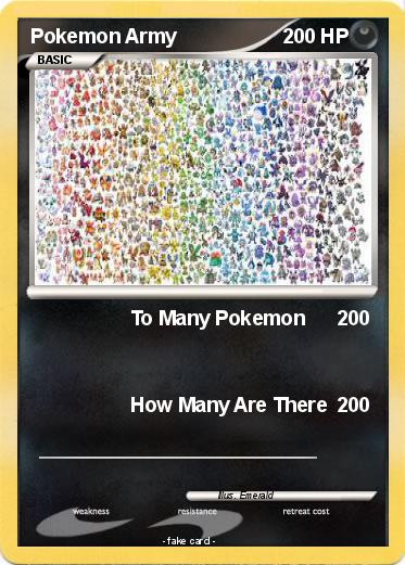 Pokemon Pokemon Army