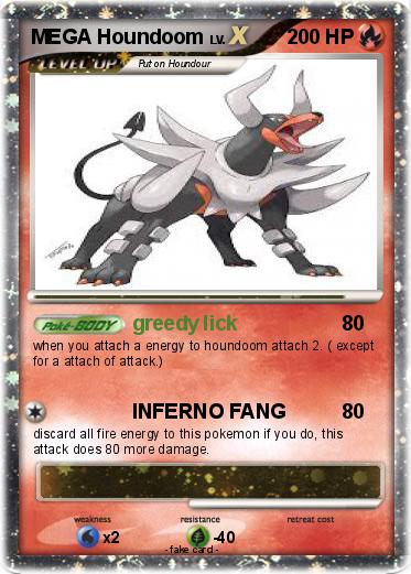 Pokemon MEGA Houndoom Pokemon MEGA Houndoom