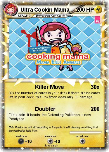 Pokemon Ultra Cookin Mama