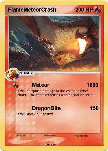 Pokemon FlameMeteorCrash