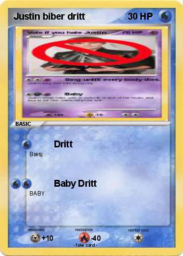 Pokemon Justin biber dritt