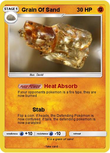 Pokemon Grain Of Sand