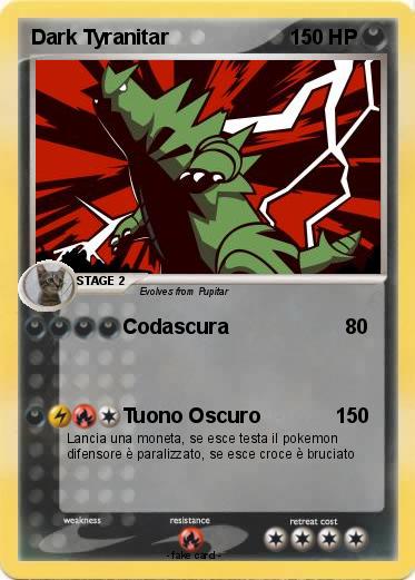 Pokemon Dark Tyranitar