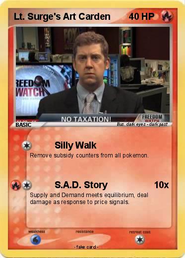 Pokemon Lt. Surge's Art Carden