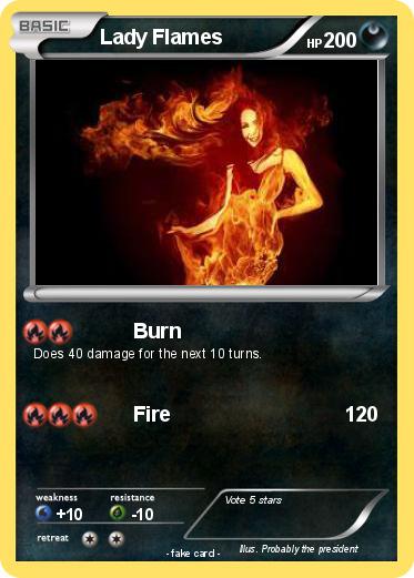 Pokemon Lady Flames