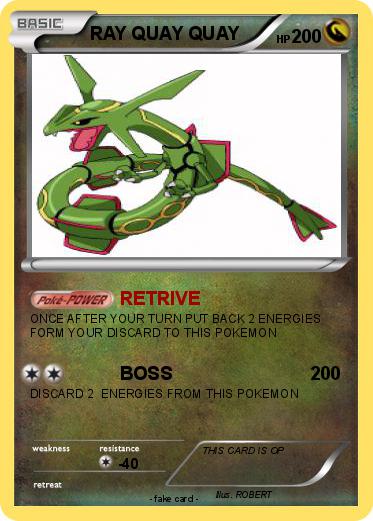 Pokemon RAY QUAY QUAY