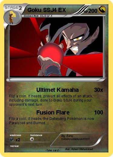 Pokemon Goku SSJ4 EX