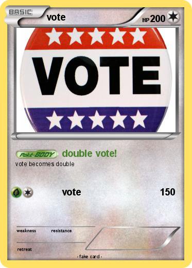 Pokemon vote