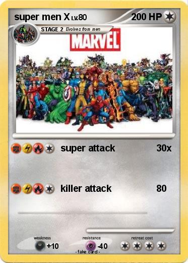 Pokemon super men X