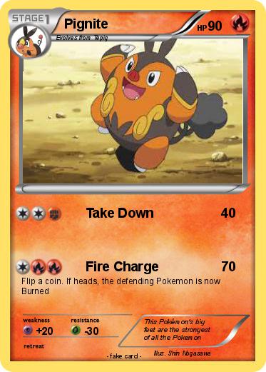 Pokemon Pignite
