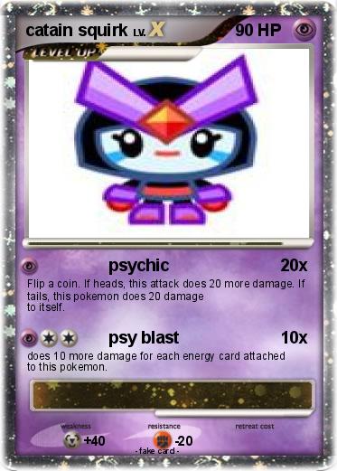 Pokemon catain squirk