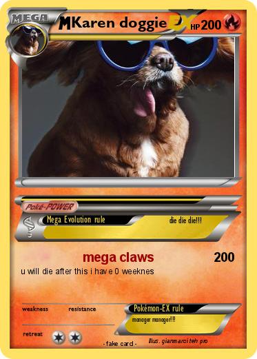 Pokemon Karen doggie