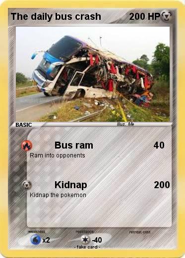 Pokemon The daily bus crash