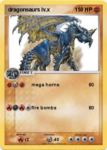 Pokemon dragonsaurs lv.x