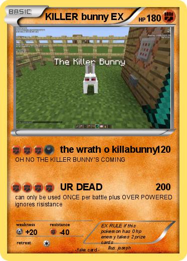Pokemon KILLER bunny EX