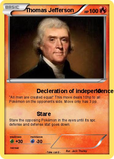 Pokemon Thomas Jefferson