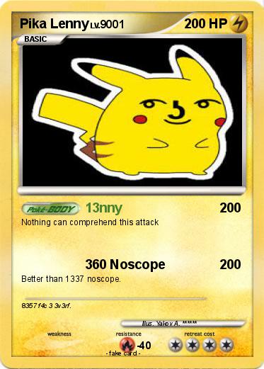 Pokemon Pika Lenny