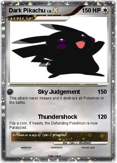 Pokemon Dark Pikachu