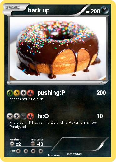 Pokemon back up