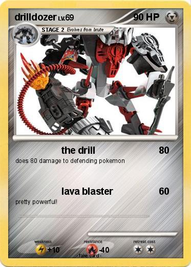 Pokemon drilldozer