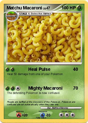 Pokemon Matchu Macaroni