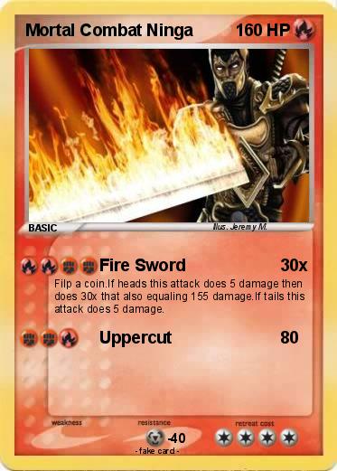 Pokemon Mortal Combat Ninga