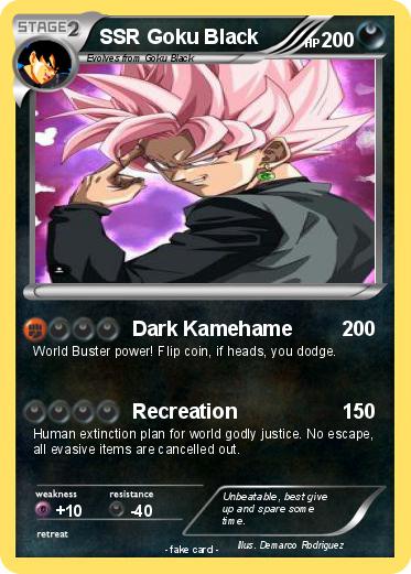 Pokemon SSR Goku Black