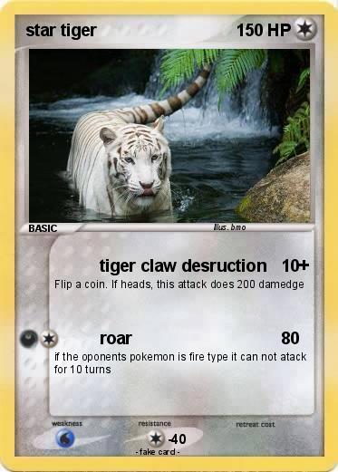 Pokemon star tiger