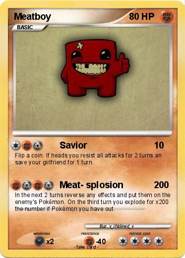 Pokemon Meatboy Pokemon Meatboy