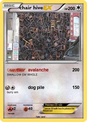 Pokemon chair hive