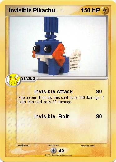 Pokemon Invisible Pikachu