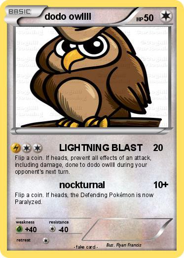 Pokemon dodo owllll