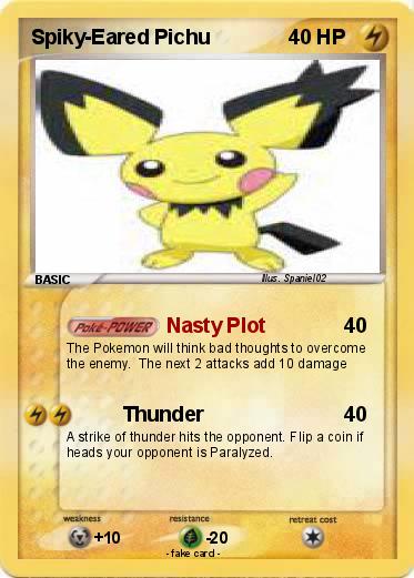 Pokemon Spiky-Eared Pichu