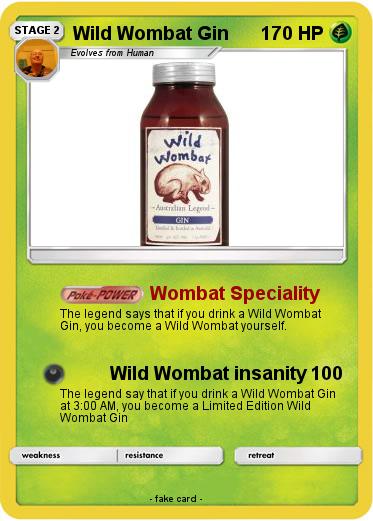 Pokemon Wild Wombat Gin
