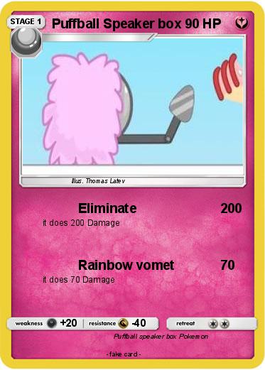 Pokemon Puffball Speaker box