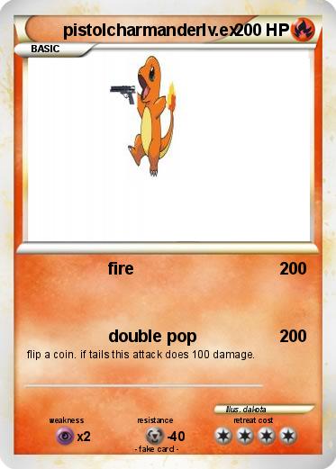 Pokemon pistolcharmanderlv.ex