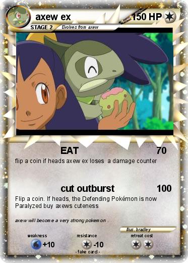 Pokemon axew ex