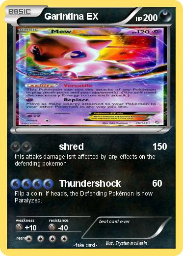 Pokemon Garintina EX