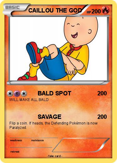 Pokemon CAILLOU THE GOD