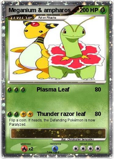 Pokemon Meganium & ampharos