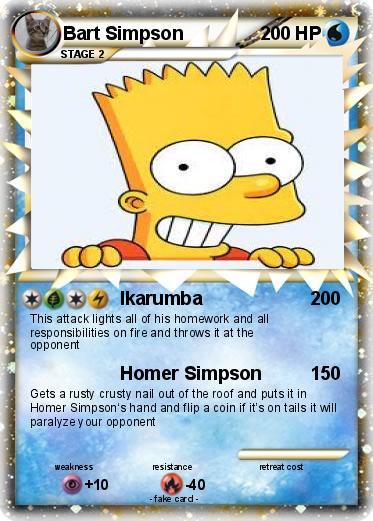 Pokemon Bart Simpson