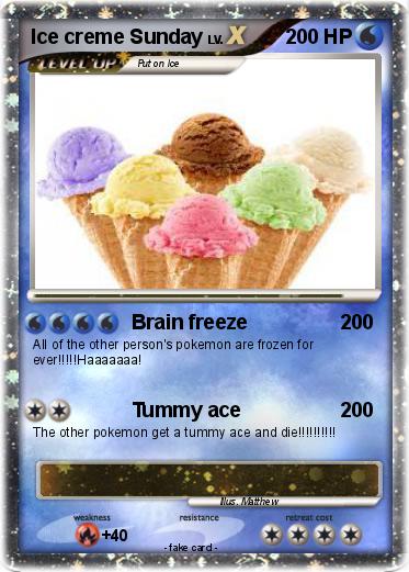 Pokemon Ice creme Sunday