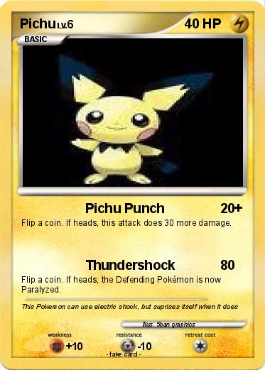 Pokemon Pichu