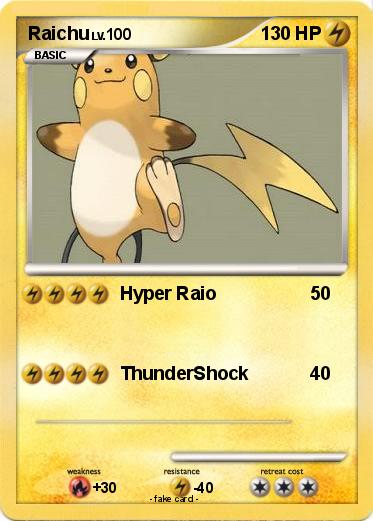 Pokemon Raichu