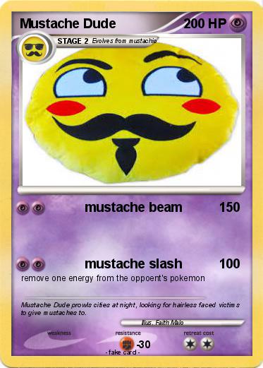 Pokemon Mustache Dude