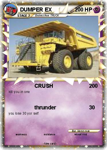 Pokemon DUMPER EX