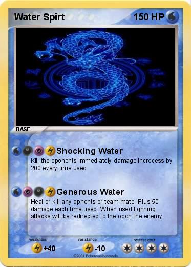 Pokemon Water Spirt